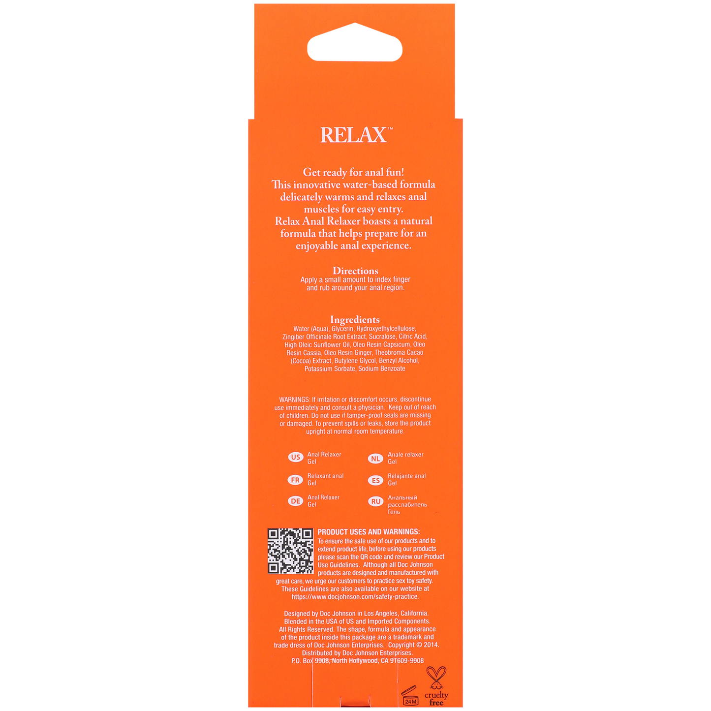Intimate Enhancements - Relajante Anal