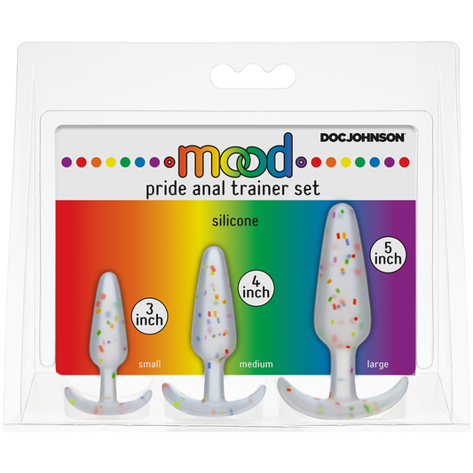 Mood - Pride Anal Trainer Set - Multicolor