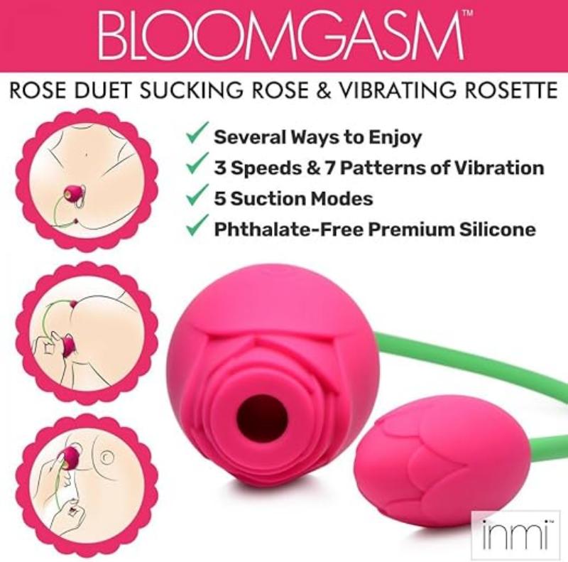 Rosa Succionadora Y Roseta Vibradora Bloomgasm Rose