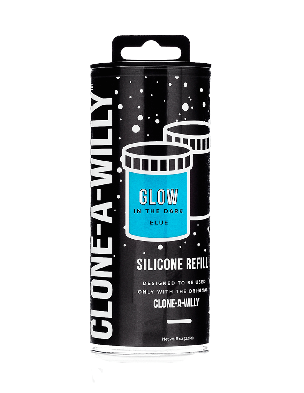 Clone-A-Willy Refill Kit - Glow Blue - Package