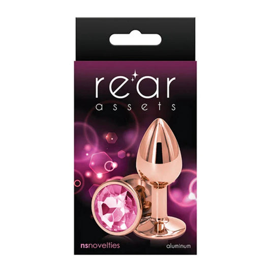 Entrenador Anal Mediano Rosa Gold
