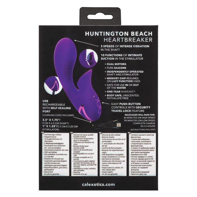 Vibrador Succionador California Dreaming Huntington Beach Heartbreaker