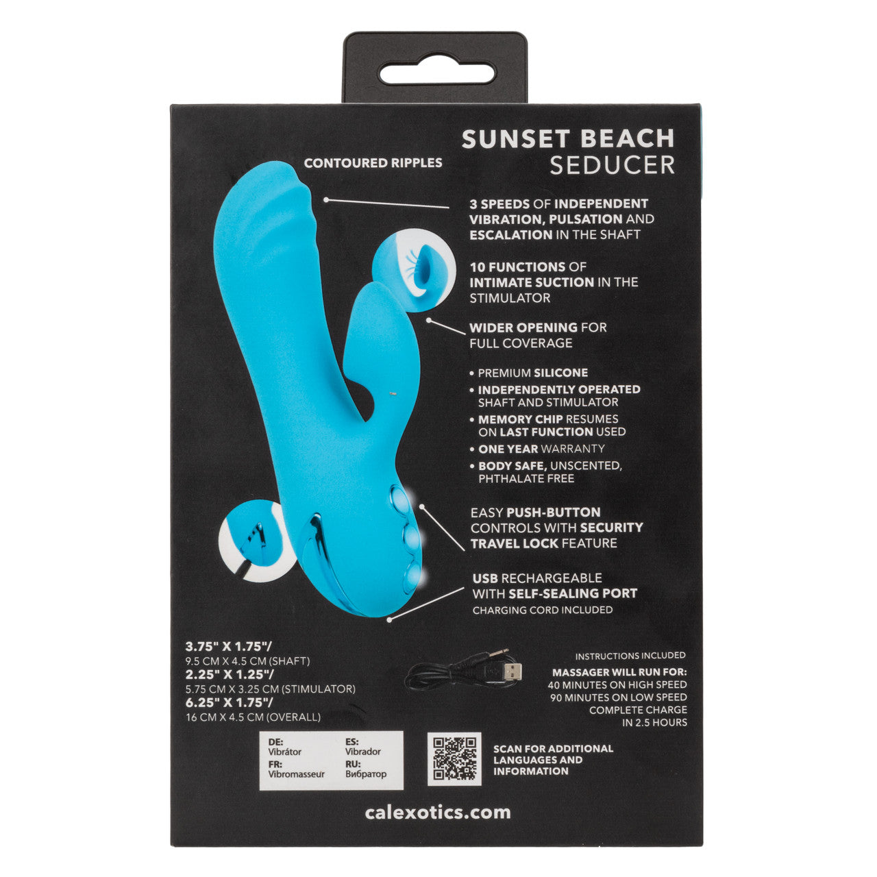 Vibrador Succionador Clitorial California Dreaming Sunset Beach Seducer