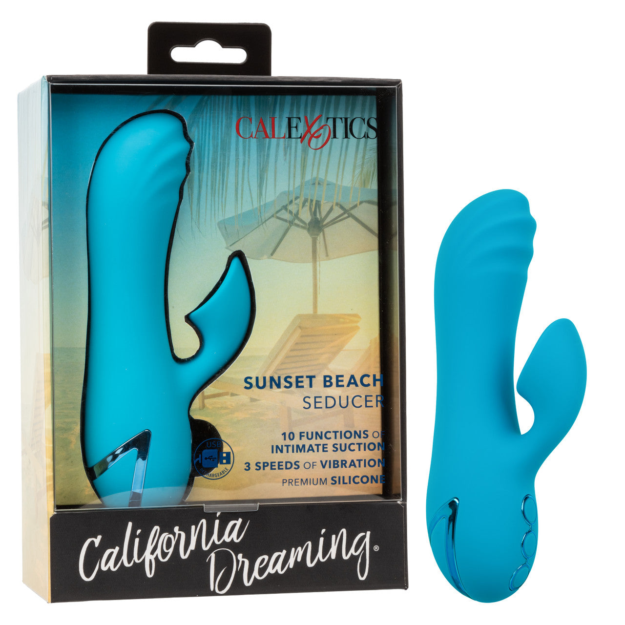 Vibrador Succionador Clitorial California Dreaming Sunset Beach Seducer