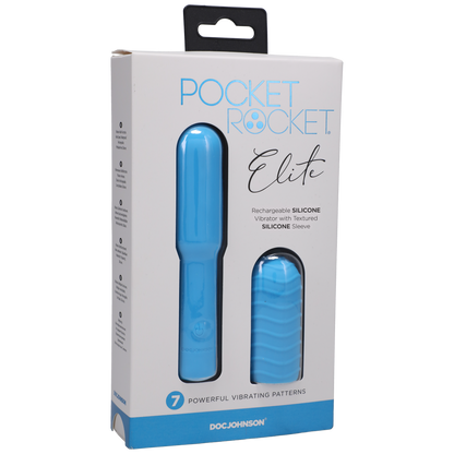 Pocket Rocket® - Elite - Recargable con funda extraíble - Azul cielo