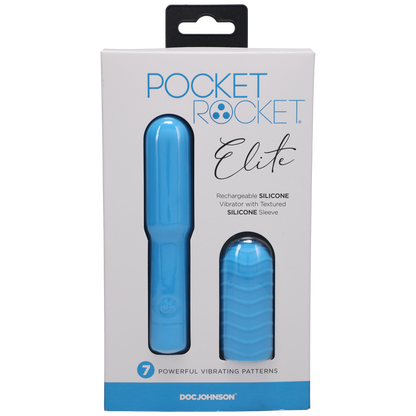 Pocket Rocket® - Elite - Recargable con funda extraíble - Azul cielo