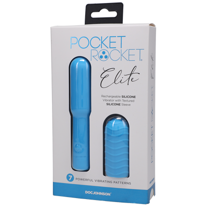 Pocket Rocket® - Elite - Recargable con funda extraíble - Azul cielo