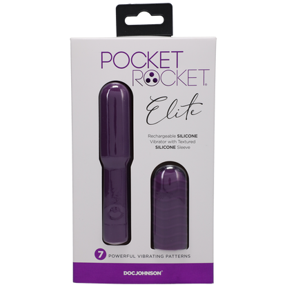 Pocket Rocket - Pocket Rocket® - Elite - Recargable con funda extraíble - Morado