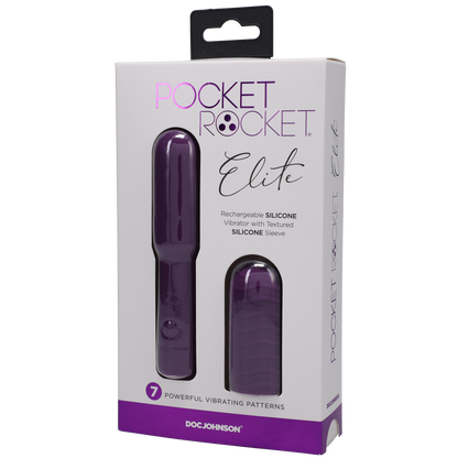 Pocket Rocket - Pocket Rocket® - Elite - Recargable con funda extraíble - Morado