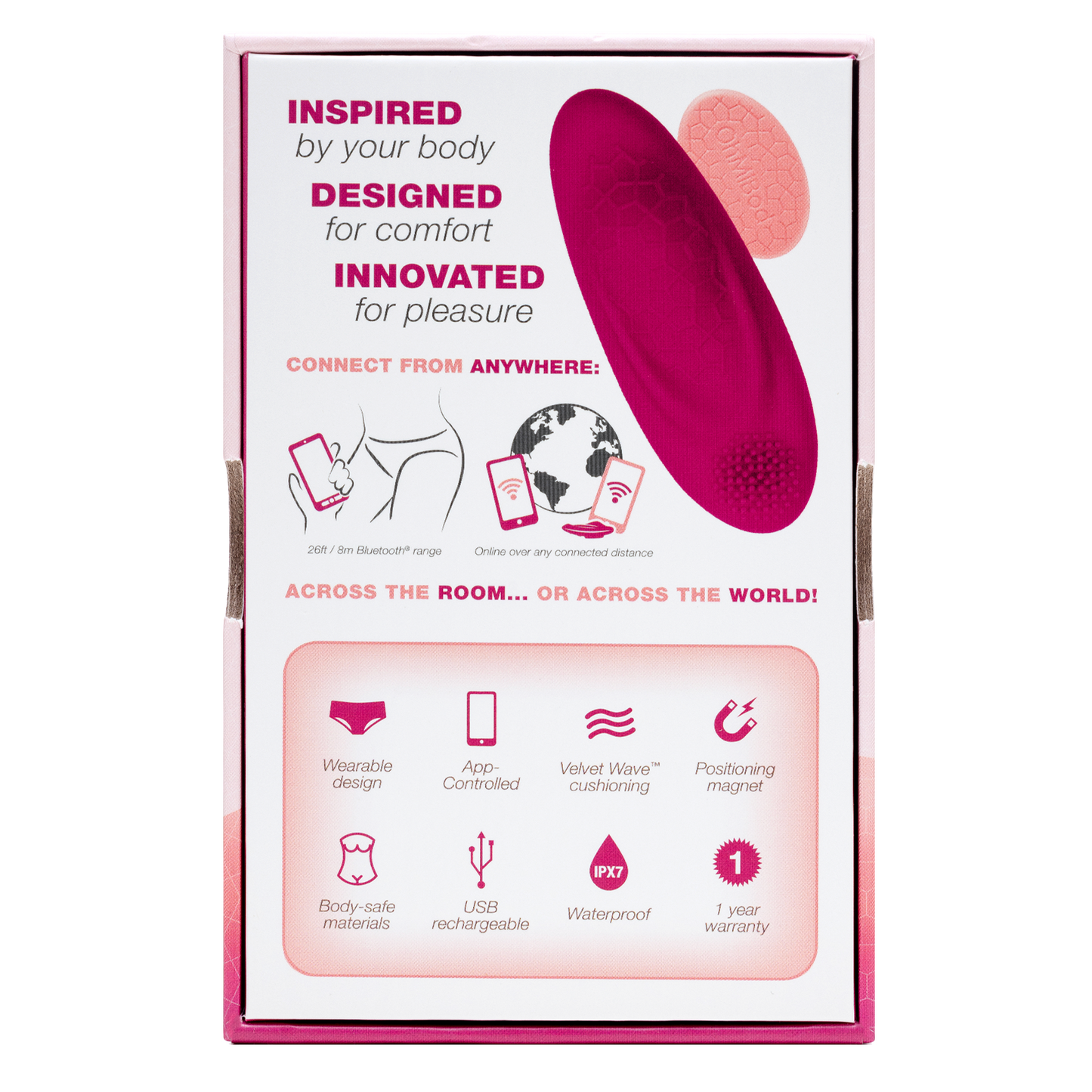 OhMiBod - Foxy - Raspberry