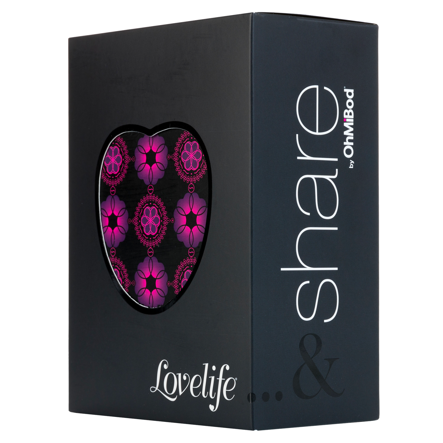 OhMiBod - Lovelife® Share - Negro – Vibración de anillo para pareja