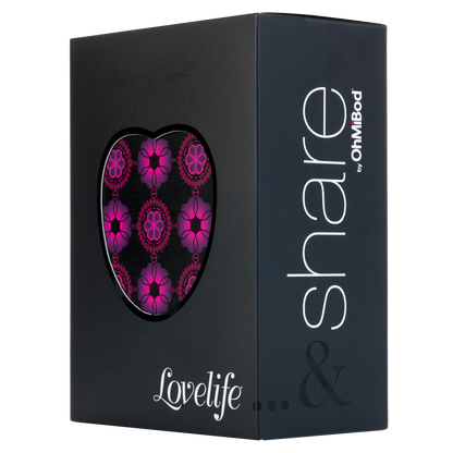 OhMiBod - Lovelife® Share - Negro – Vibración de anillo para pareja