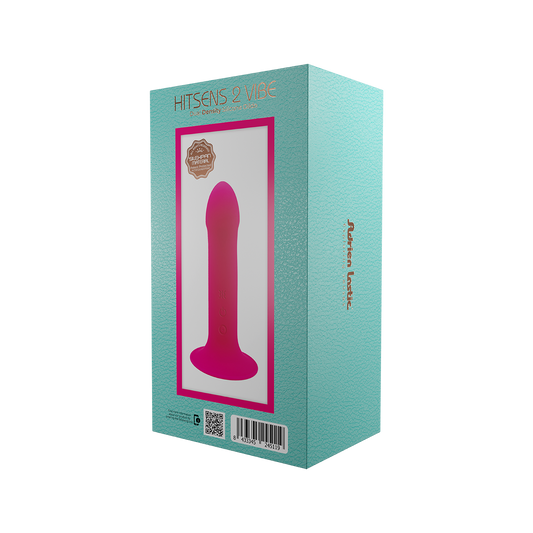 Adrien Lastic - HITSENS 2 Vibe - Consolador de silicona de doble densidad - Rosa