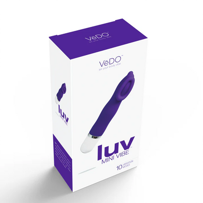 Mini vibrador de silicona Luv de VeDO