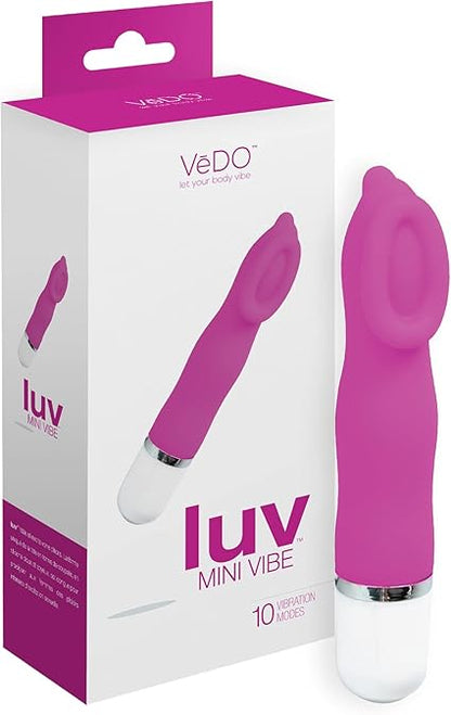 Mini vibrador de silicona Luv de VeDO