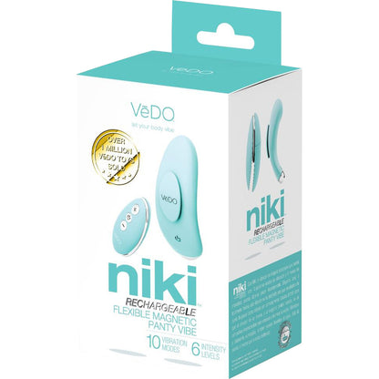 Vibrador de silicona recargable NIKI de VeDO