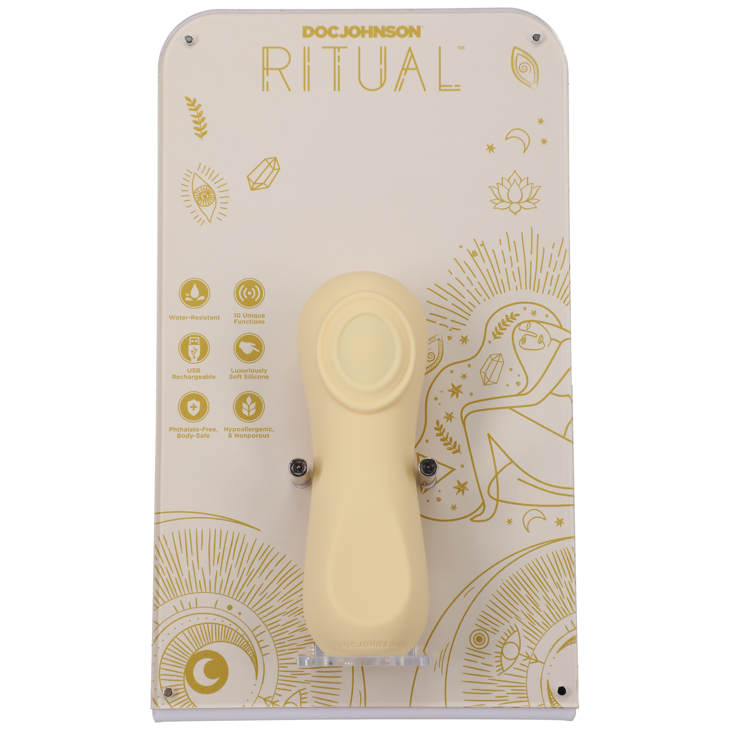 RITUAL - Sol - Vibrador Pulsador 10 Funciones - Amarillo