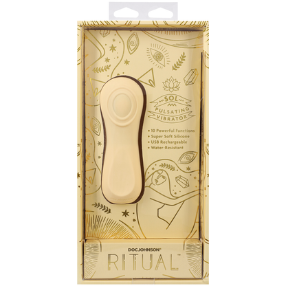 RITUAL - Sol - Vibrador Pulsador 10 Funciones - Amarillo