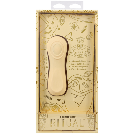 RITUAL - Sol - Vibrador Pulsador 10 Funciones - Amarillo