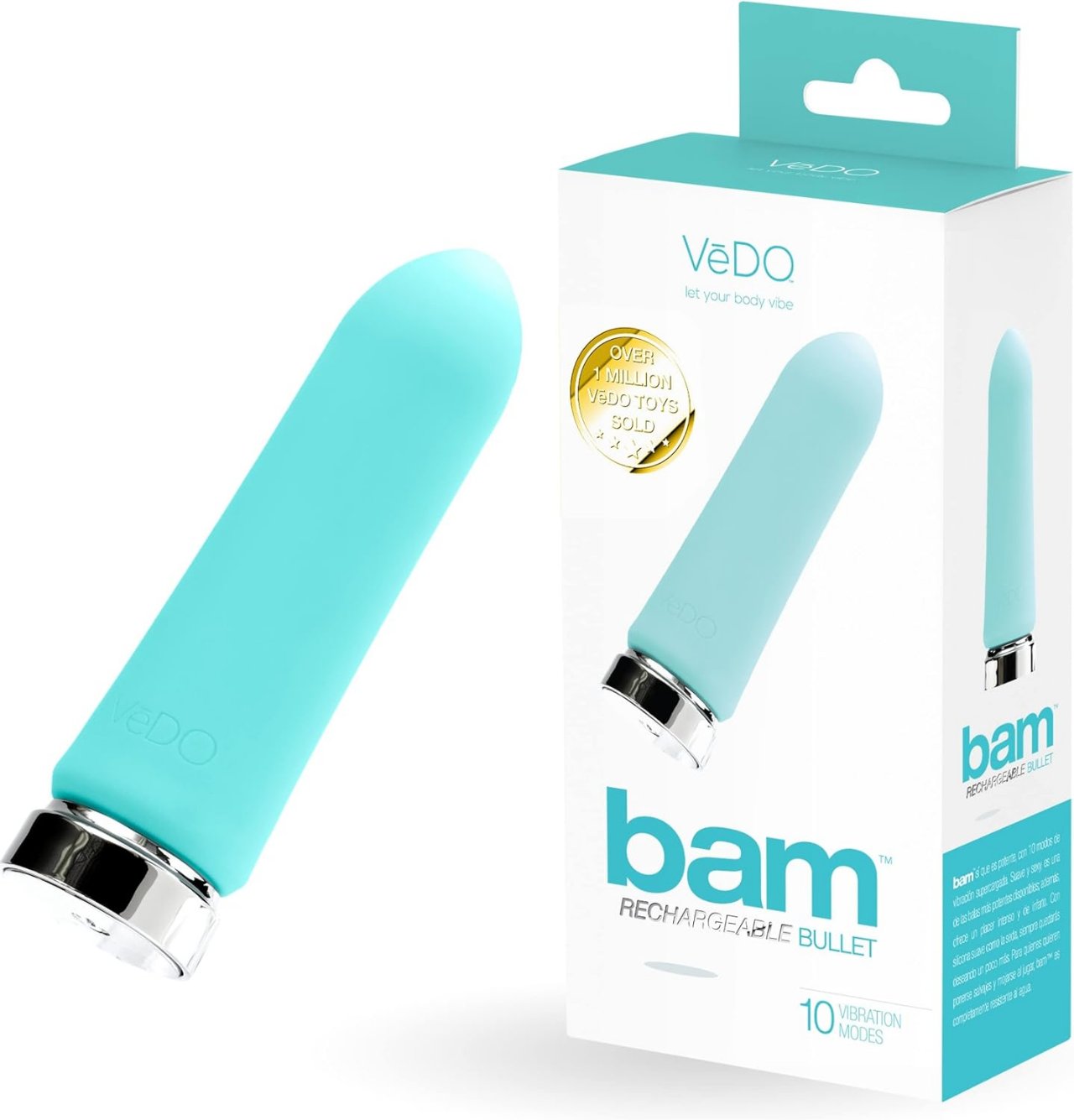 Vibrador tipo bala BAM de VeDO