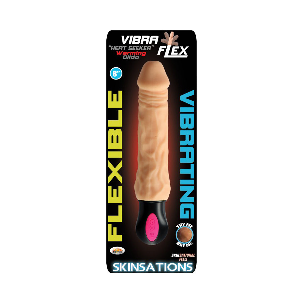 Skinsations Vibra-Flex Heat Seeker Dildo