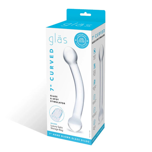 7'' CURVED GLASS G SPOT STIMULATOR