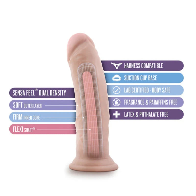 Dildo Con Ventosa 8Inch Caramelo Au Naturel