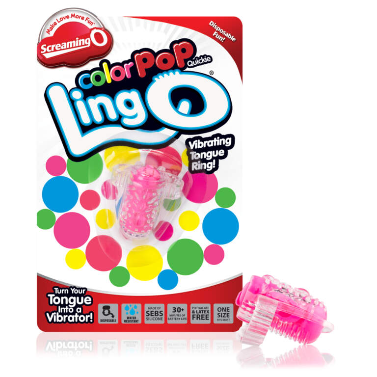 Vibrador Portatil Para Lengua Colorpop Quickie Ling O Pink 1 Ct