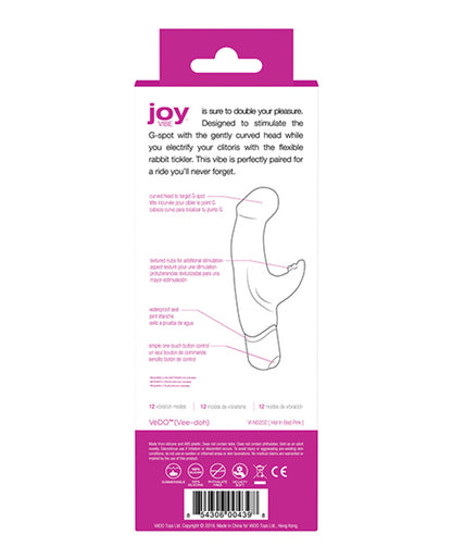 Joy Mini Vibe de VeDO Orgasmic Orchid