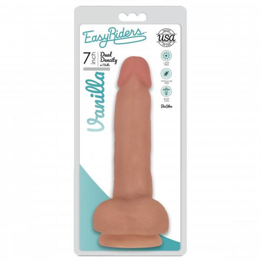 EASY RIDERS 7'' SLIM BIOSKIN DONG WITH BALLS