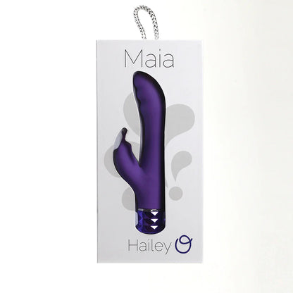 Vibrador de conejo con 10 funciones Crystal Gems de Maia Hailey