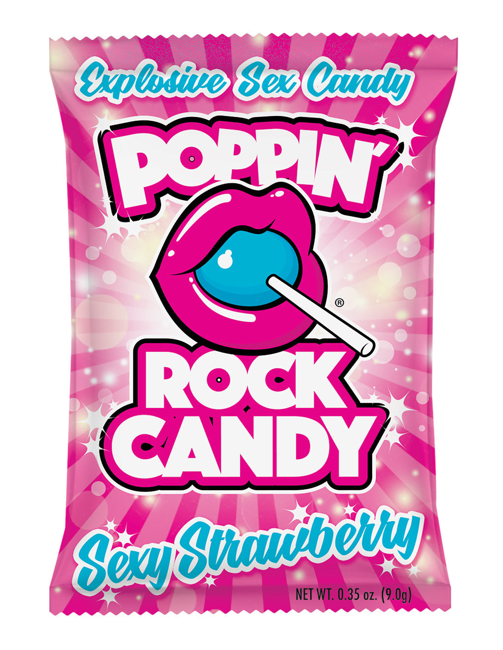Popping Rock Candy- Sexy Strawberry- Front