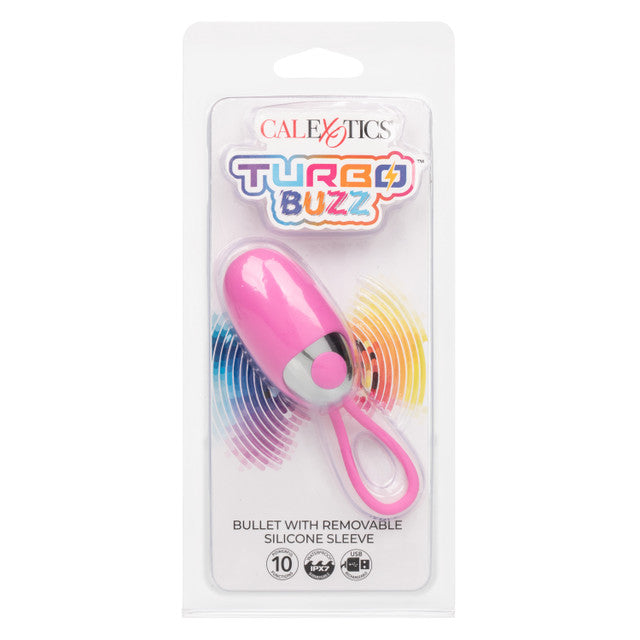 Turbo Buzz Bullet with Removable Silicone Sleeve