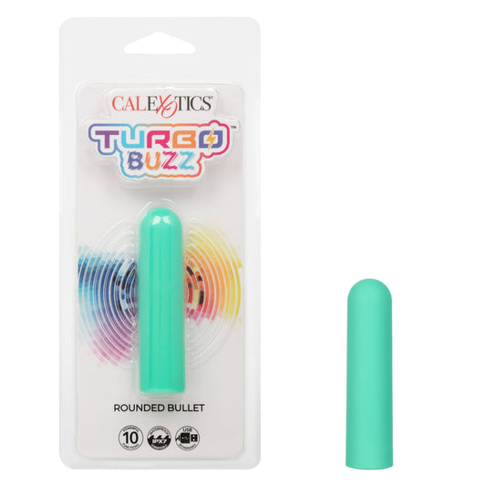 Mini vibrador Turbo Buzz Rounded Bullet Green