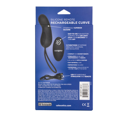 Silicone Remote Rechargeable Curve