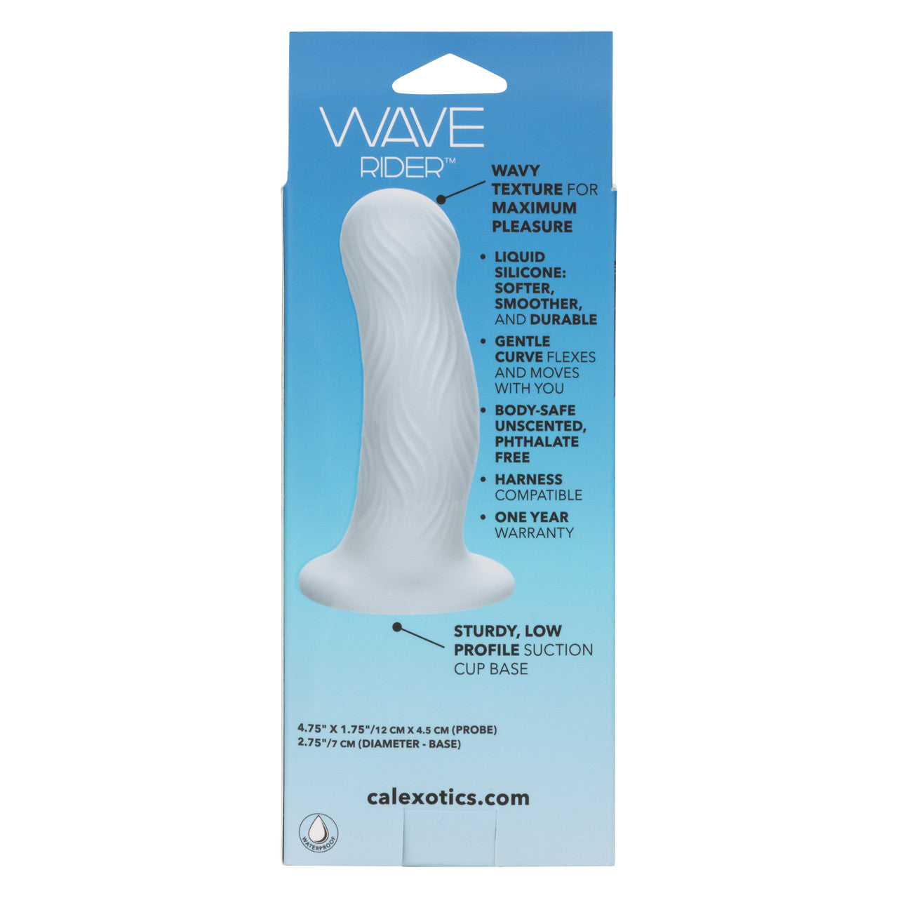 Vibrador Con Textura Bulbosa Wave Rider Foam