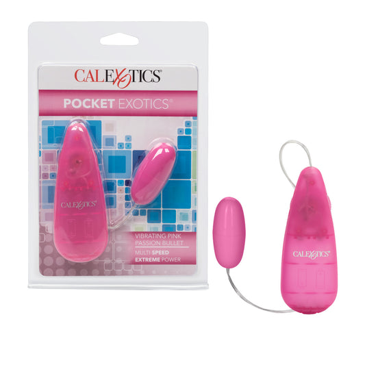 Pocket Exotics Vibrating Pink Passion Bullet