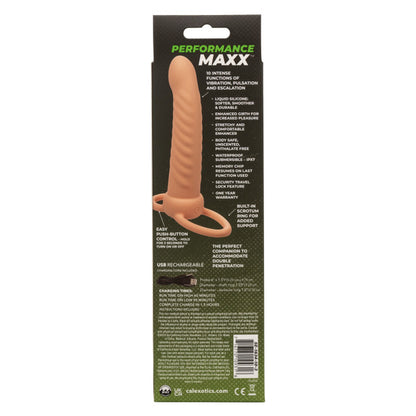 Performance Maxx Rechargeable Ribbed Dual Penetrator