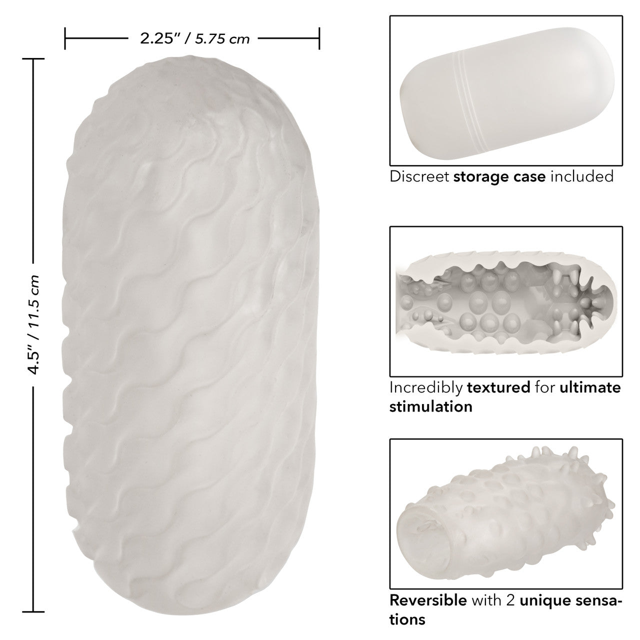 Masturbador manual Nubby Stroker