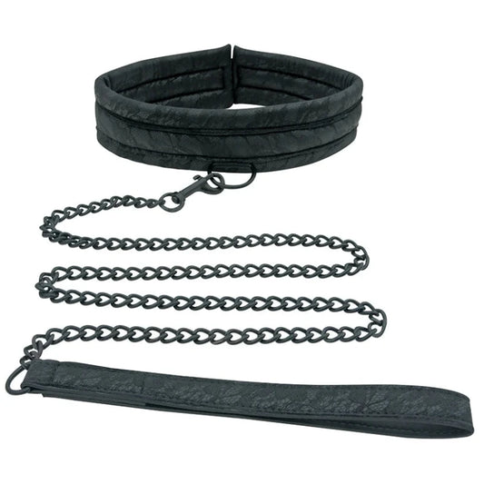 BONDAGE COLLAR Y CORREA DE ENCAJE SINCERELY SPORTSHEETS