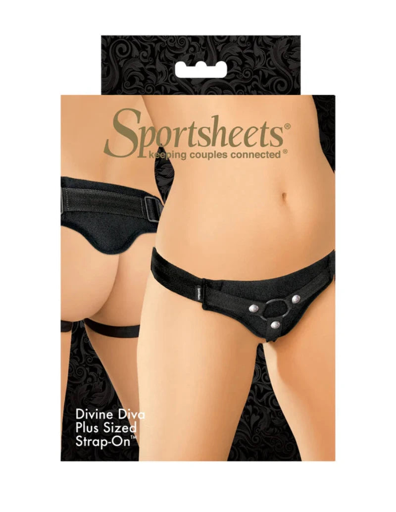 Bondage Arnés Con Correas De Talla Grande Divine Diva Sportsheets