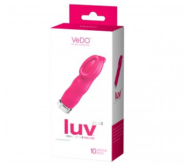 Vibrador de silicona recargable LUV Plus de VeDO