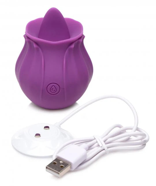 Estimulador De Clítoris De Silicona Bloomgasm 10X Wild Violet