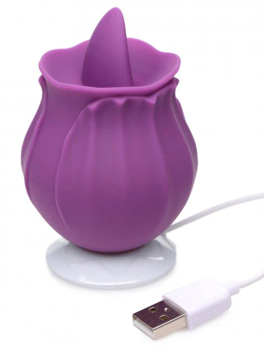 Estimulador De Clítoris De Silicona Bloomgasm 10X Wild Violet