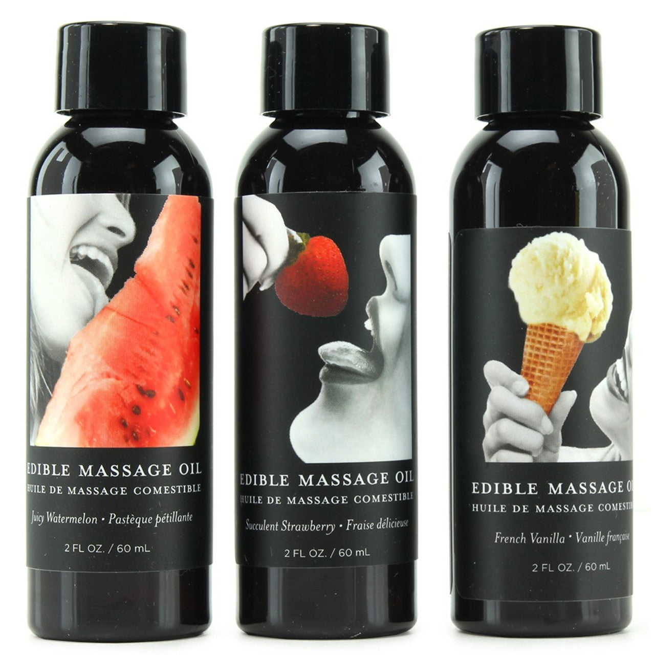 EDIBLE MASSAGE OIL GIFT SET BOX