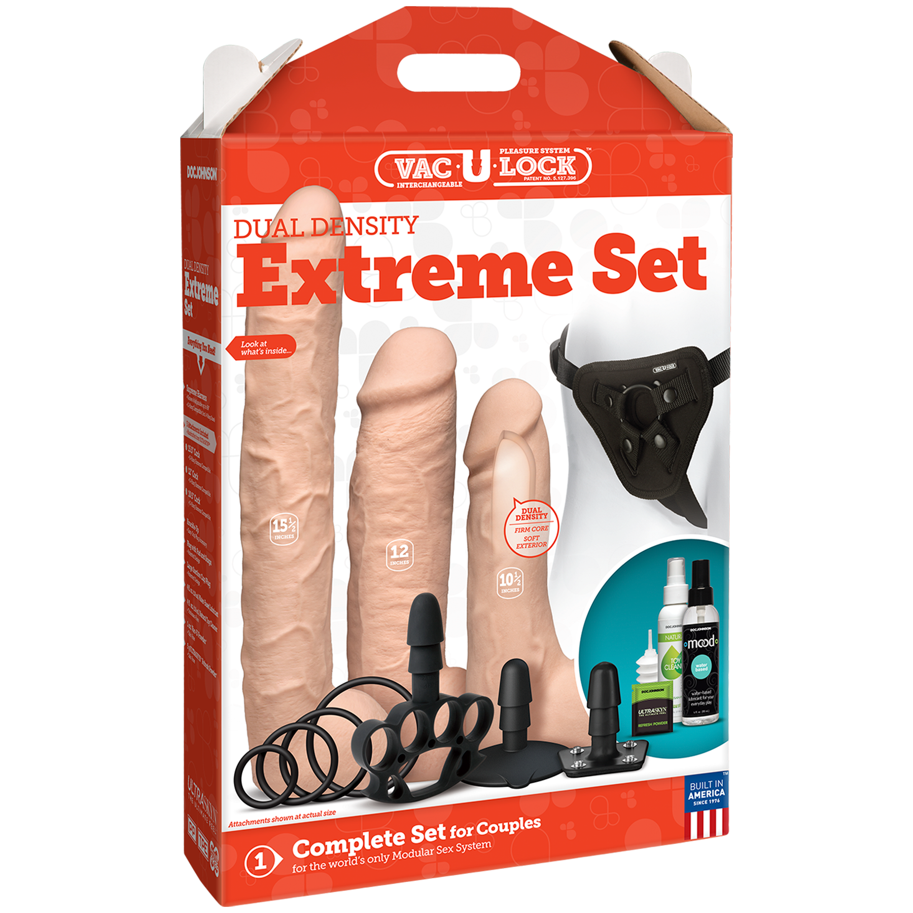 Vac-U-Lock - Juego Extreme de doble densidad - Vainilla