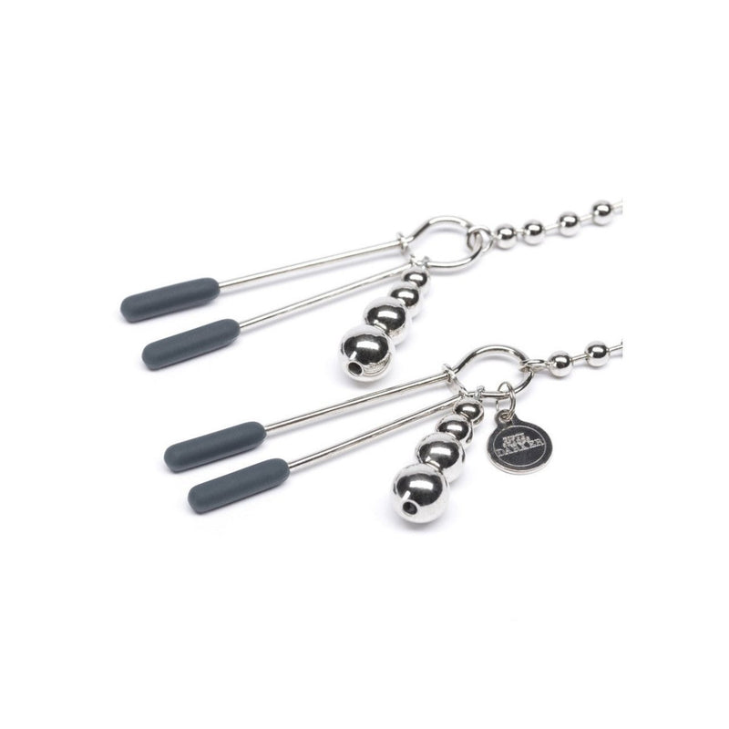 Fifty Shades Darker At My Mercy Beaded Chain Nipple Clamps