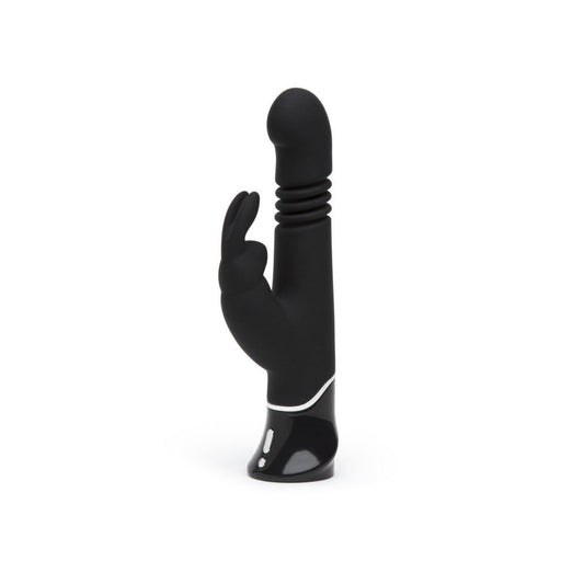 Vibrador Conejito con Eje curvo con Empuje FIFTY SHADES RECHARGEABLE THRUSTING