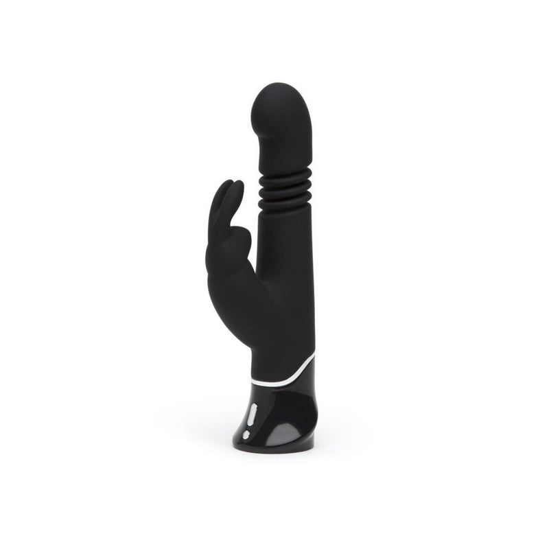 Vibrador Conejito Con Eje Curvo Con Empuje Fifty Shades Rechargeable Thrusting