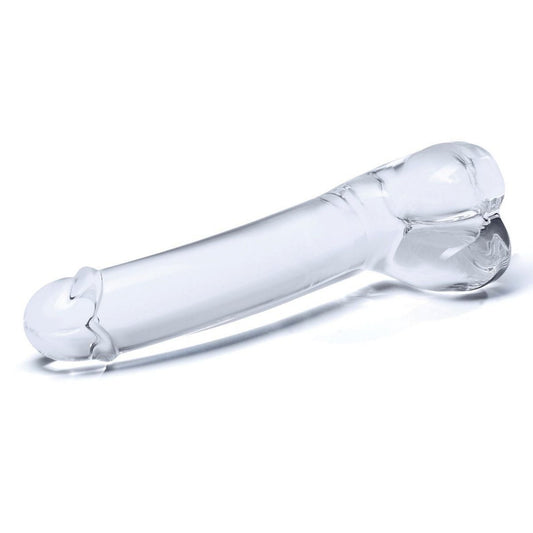 7'' REALISTIC CURVED GLASS G-SPOT DILDO